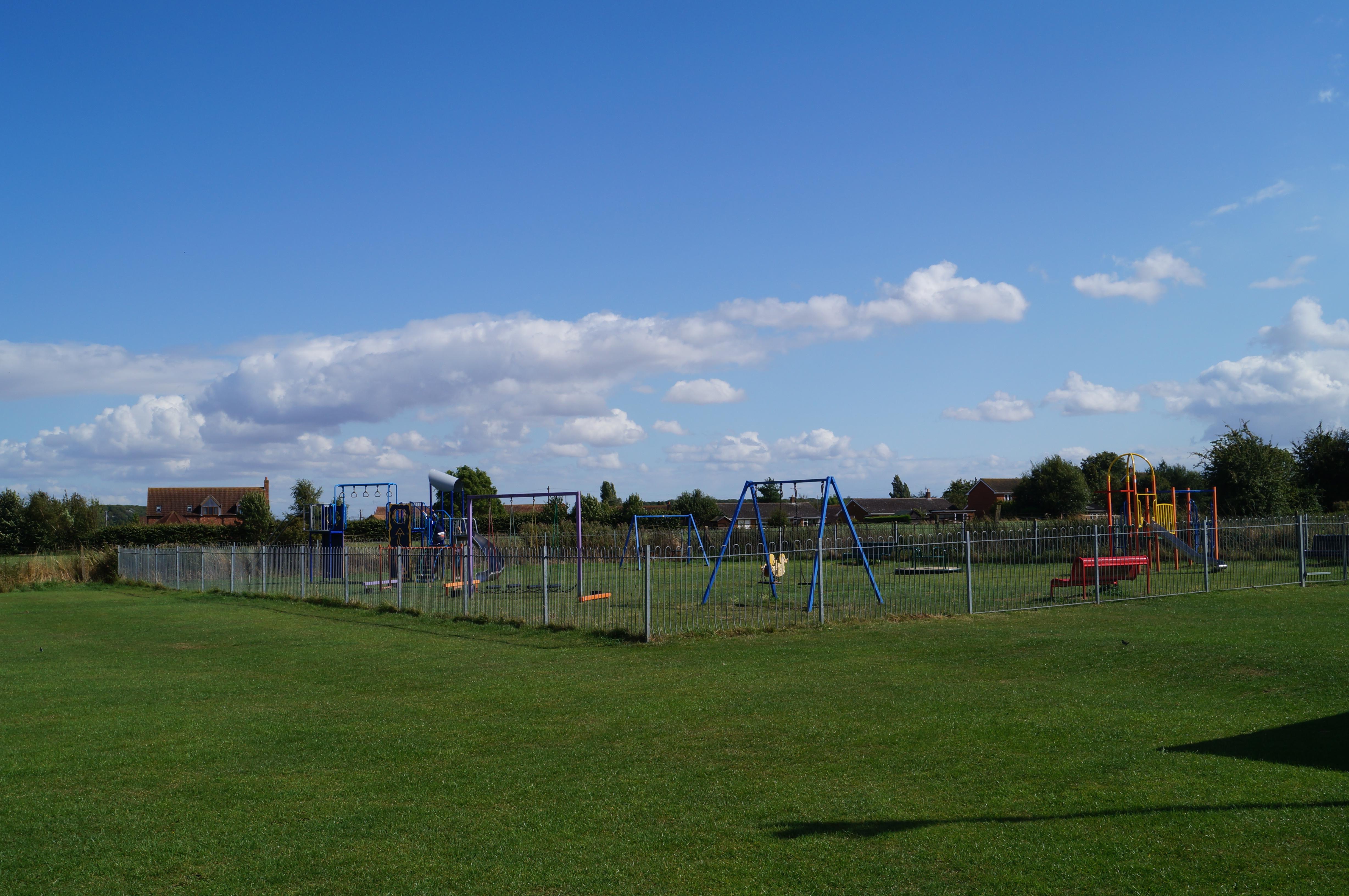 Play area at the sports ground